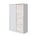 Schwebetürenschrank >TOP< in Artik-Weiß/Velho-Weiß - 120x200x50 (BxHxT)