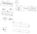 Wohnzimmer-Set >BARLET< in Weiss/ Lamellen Artisan Eiche Dekor - B/H/T 253 x 175 x 38cm