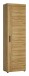 Garderobenschrank >CORTINA< in Grandson Eiche Dekor - 58x195x37,4 (BxHxT)