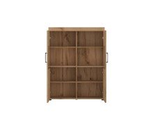 Glasvitrine >CORTINA< in Grandson Eiche Dekor - 101,9x133x37,4 (BxHxT)