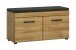 Schuhbank >CORTINA< in Grandson Eiche Dekor - 92,8x47x38 (BxHxT)