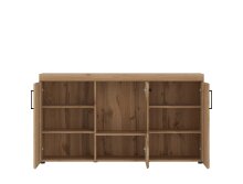 Sideboard >CORTINA< in Grandson Eiche Dekor - 156,8x86x40,9 (BxHxT)