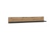 Wandboard >CORTE< in Coast Evoke Eiche Dekor/Kosmos Grau - 160x24x21,6 (BxHxT)