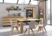 Wandboard >CORTE< in Coast Evoke Eiche Dekor/Kosmos Grau - 160x24x21,6 (BxHxT)