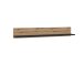 Wandboard >CORTE< in Coast Evoke Eiche Dekor/Kosmos Grau - 160x24x21,6 (BxHxT)