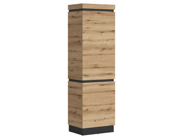 Garderobenschrank >CORTE< in Coast Evoke Eiche Dekor - 60,1x200,5x45cm (BxHxT)