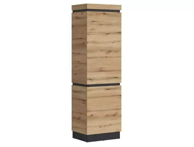 Garderobenschrank >CORTE< in Coast Evoke Eiche Dekor - 60,1x200,5x45cm (BxHxT)