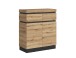 Schuhkommode >CORTE< in Coast Evoke Eiche Dekor - 100,6x116x45cm (BxHxT)