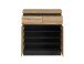 Schuhkommode >CORTE< in Coast Evoke Eiche Dekor - 100,6x116x45cm (BxHxT)