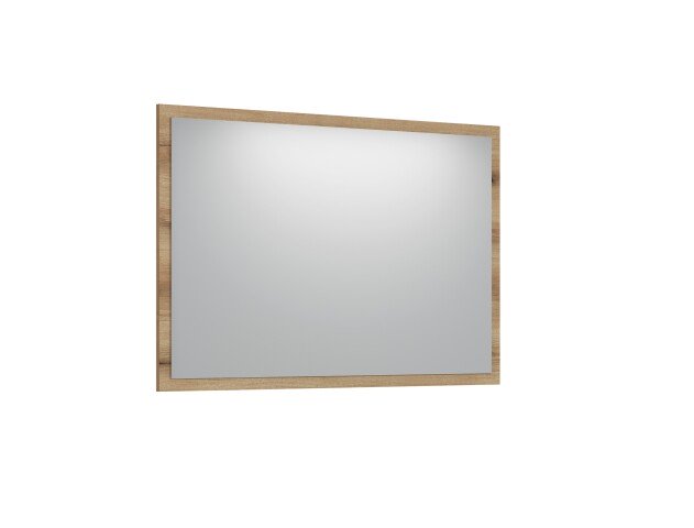 Garderobenspiegel >CORTE< in Coast Evoke Eiche Dekor - 100x64x2cm (BxHxT)