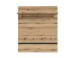 Garderobenpaneel >CORTE< in Coast Evoke Eiche Dekor - 100x116,6x29,2cm (BxHxT)