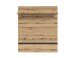 Garderobenpaneel >CORTE< in Coast Evoke Eiche Dekor - 100x116,6x29,2cm (BxHxT)
