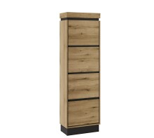 Schuhkipper >CORTE< in Coast Evoke Eiche Dekor - 53,8x175,5x29cm (BxHxT)