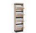 Schuhkipper >CORTE< in Coast Evoke Eiche Dekor - 53,8x175,5x29cm (BxHxT)