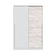 Jugendzimmer-Set >ELLIOT< in Artik-Weiß/Velho-Weiß - 199x65x96 (BxHxT)