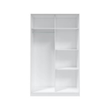 Jugendzimmer-Set >ELLIOT< in Artik-Weiß/Velho-Weiß - 199x65x96 (BxHxT)