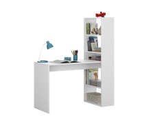 Jugendzimmer-Set >ELLIOT< in Artik-Weiß/Velho-Weiß - 199x65x96 (BxHxT)