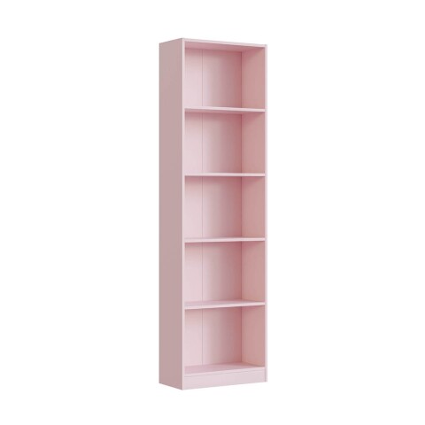Bücherregal >i-JOY< in Rosa - 52x180x25 (BxHxT)