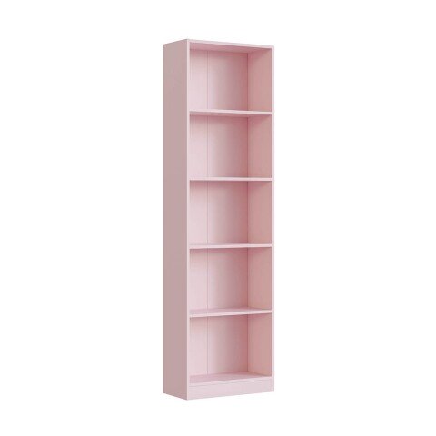 Bücherregal >i-JOY< in Rosa - 52x180x25 (BxHxT)