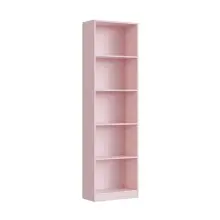 Bücherregal >i-JOY< in Rosa - 52x180x25 (BxHxT)