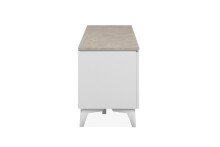 Wohnzimmer-Set >Bertrix< in Sandstein / weiß - 177x51,5x40cm (BxHxT)