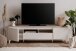 Wohnzimmer-Set >Bertrix< in Sandstein / weiß - 177x51,5x40cm (BxHxT)