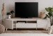 Wohnzimmer-Set >Bertrix< in Sandstein / weiß - 177x51,5x40cm (BxHxT)