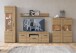 Wandboard >CORTINA< in Grandson Eiche Dekor - 117,6x19,6x21,9 (BxHxT)