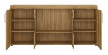 Sideboard >CORTINA< in Grandson Eiche Dekor - 185,1x86x40,9 (BxHxT)