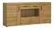 Sideboard >CORTINA< in Grandson Eiche Dekor - 185,1x86x40,9 (BxHxT)