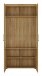 Glasvitrine >CORTINA< in Grandson Eiche Dekor - 92,8x195x37,4 (BxHxT)