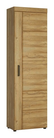 Stauraumschrank >CORTINA< in Grandson Eiche Dekor - 58x195x37,4 (BxHxT)