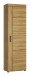 Stauraumschrank >CORTINA< in Grandson Eiche Dekor - 58x195x37,4 (BxHxT)