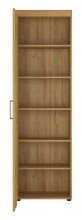 Stauraumschrank >CORTINA< in Grandson Eiche Dekor - 58x195x37,4 (BxHxT)