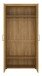 Kleiderschrank >CORTINA< in Grandson Eiche Dekor - 92,8x195x57,9 (BxHxT)