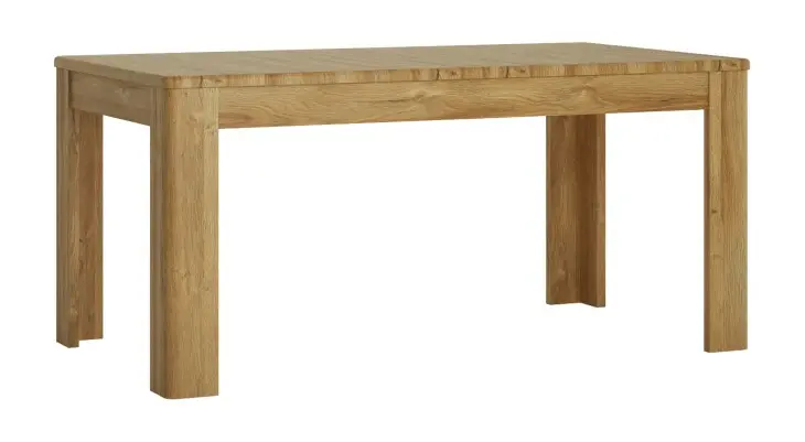 Kulissentisch >CORTINA< ausziehbar bis 200cm, in Grandson Eiche Dekor - 160(200)x75,5x90 (BxHxT)