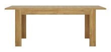 Kulissentisch >CORTINA< ausziehbar bis 200cm, in Grandson Eiche Dekor - 160(200)x75,5x90 (BxHxT)