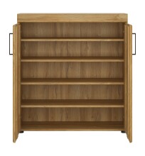 Schuhkommode >CORTINA< in Grandson Eiche Dekor - 92,8x100,2x38 (BxHxT)