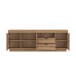 Lowboard >DELAMAR< in Coast Evoke Eiche Dekor - 185,9x66,6x39,6 (BxHxT)