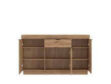 Kommode >DELAMAR< in Coast Evoke Eiche Dekor - 146x85,8x39,6 (BxHxT)