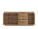 Sideboard >DELAMAR< in Coast Evoke Eiche Dekor - 185,9x85,8x39,6 (BxHxT)