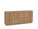 Sideboard >DELAMAR< in Coast Evoke Eiche Dekor - 185,9x85,8x39,6 (BxHxT)