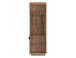 Glasvitrine >DELAMAR< in Coast Evoke Eiche Dekor - 62,2x197,8x39,6 (BxHxT)