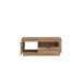 Couchtisch >DELAMAR< in Coast Evoke Eiche Dekor - 109,5x47,4x68 (BxHxT)
