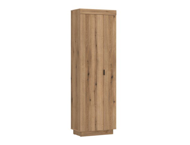 Garderobenschrank >DELAMAR< in Coast Evoke Eiche Dekor - 62,2x197,8x39,6 (BxHxT)