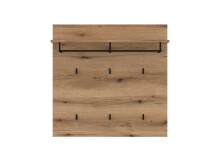 Garderobenpaneel >DELAMAR< in Coast Evoke Eiche Dekor - 88,2x86,5x28 (BxHxT)