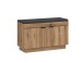 Schuhbank >DELAMAR< in Coast Evoke Eiche Dekor - 88,2x57,5x39,6 (BxHxT)