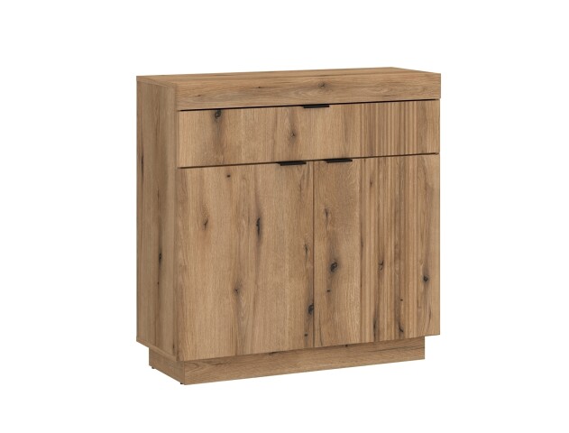 Schuhschrank >DELAMAR< in Coast Evoke Eiche Dekor - 88,2x92,5x39,6 (BxHxT)