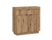 Schuhschrank >DELAMAR< in Coast Evoke Eiche Dekor - 88,2x92,5x39,6 (BxHxT)
