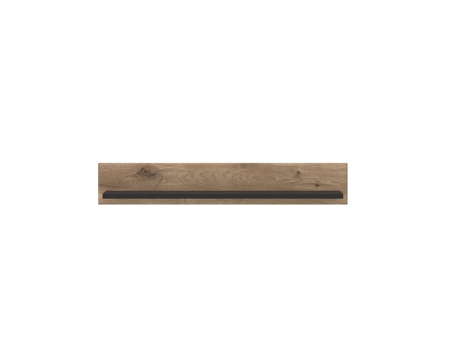 Wandboard >GRANO< in Viking Eiche Dekor/Kosmos Grau - 117,6x19,6x21,9 (BxHxT)